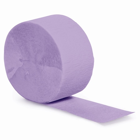 Touch Of Color Luscious Lavender Purple Streamer, 81', 12PK 078490